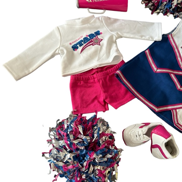American Girl 18” Doll Truly Me 2-in-1 Cheer Gear Cheerleading Outfit Retired - Picture 2 of 16